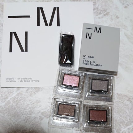 MN MY MIXED PALETTE 4色カスタムパレットのクチコミ「アイシャドウ、リップ&チーク、ハイライトのバリエーションから、肌の色や普段のスタイル・気分や理.....」(2枚目)