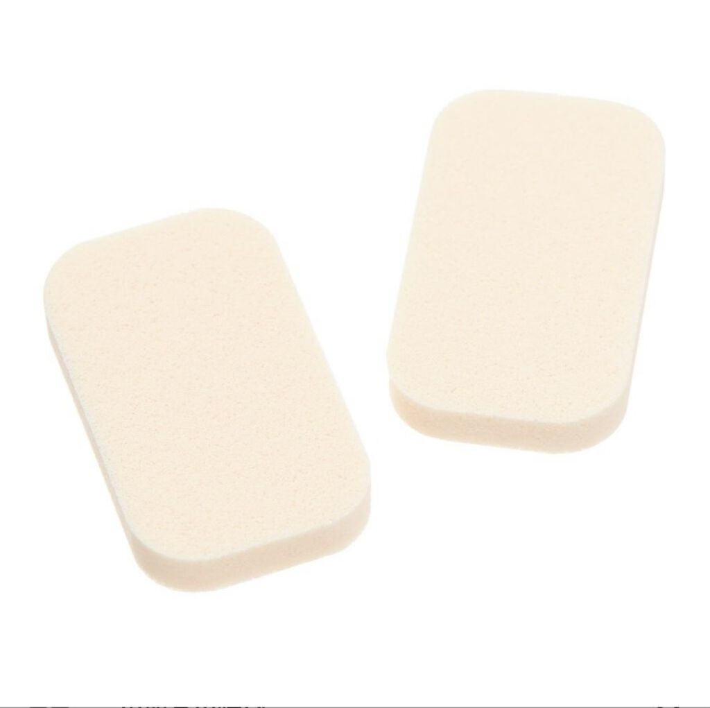 無印良品 やわらかスポンジパフのクチコミ「試供品のファンデーションをつけるように購入しました。
試供品のファンデーションは旅行に行く時用.....」（1枚目）