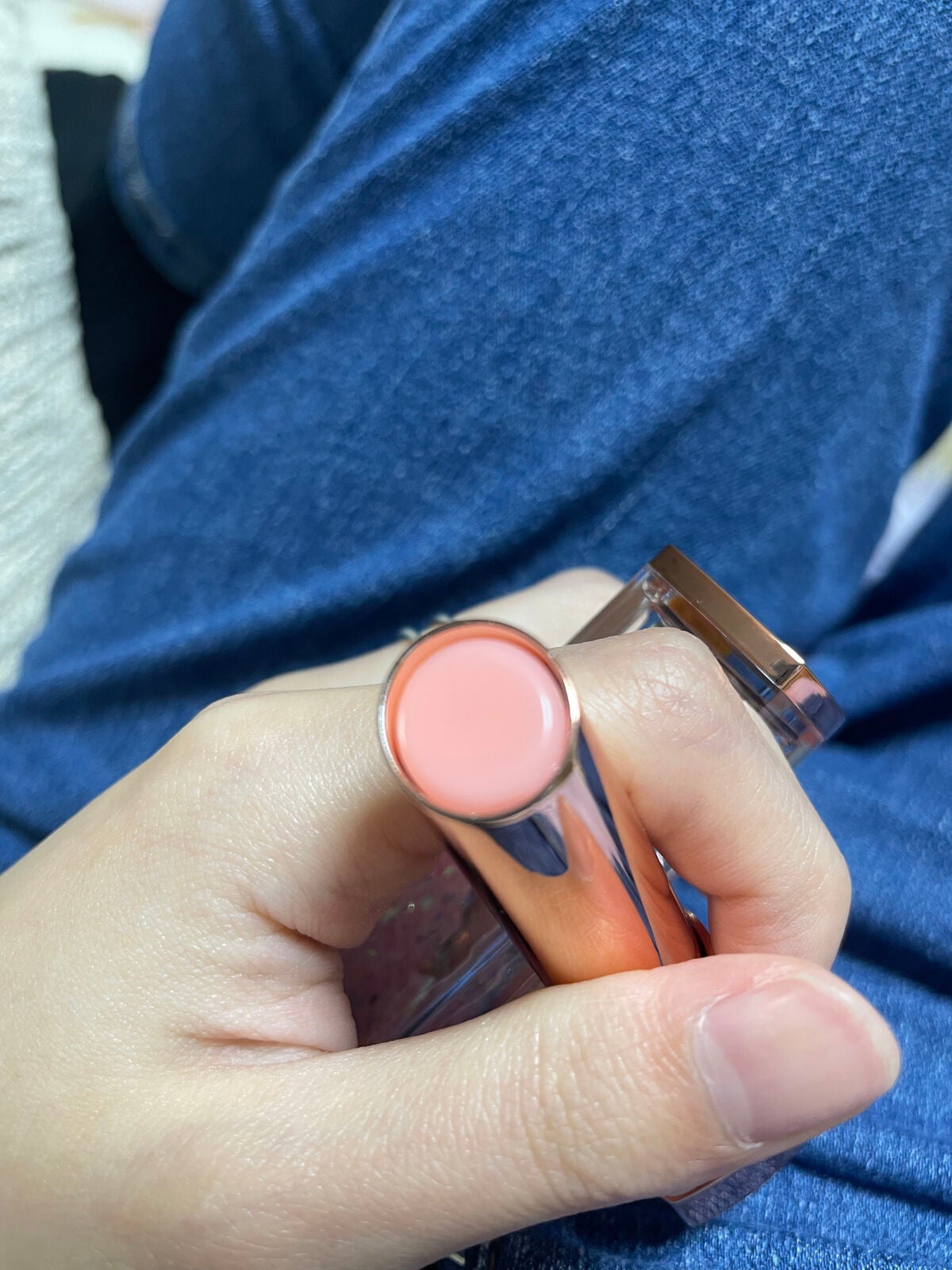 シャララスノーボールリップバーム/CORINGCO/口紅を使ったクチコミ(2枚目)