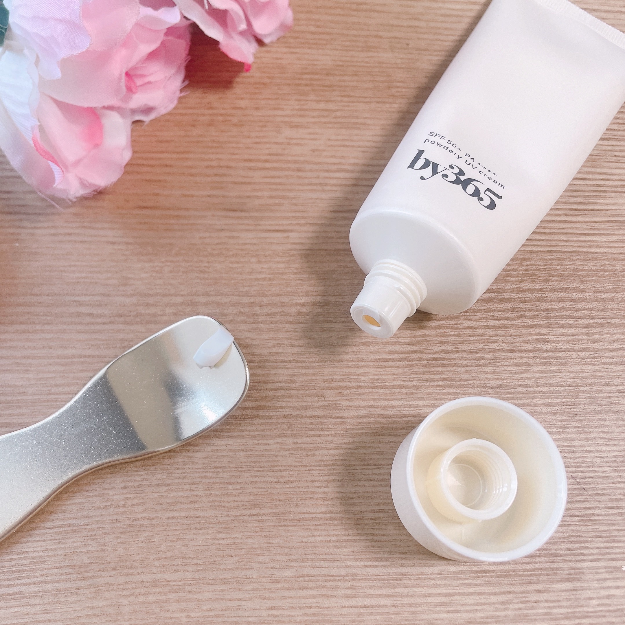 by365 パウダリーUVクリーム/ナリスアップ/日焼け止めクリームを使ったクチコミ（3枚目）