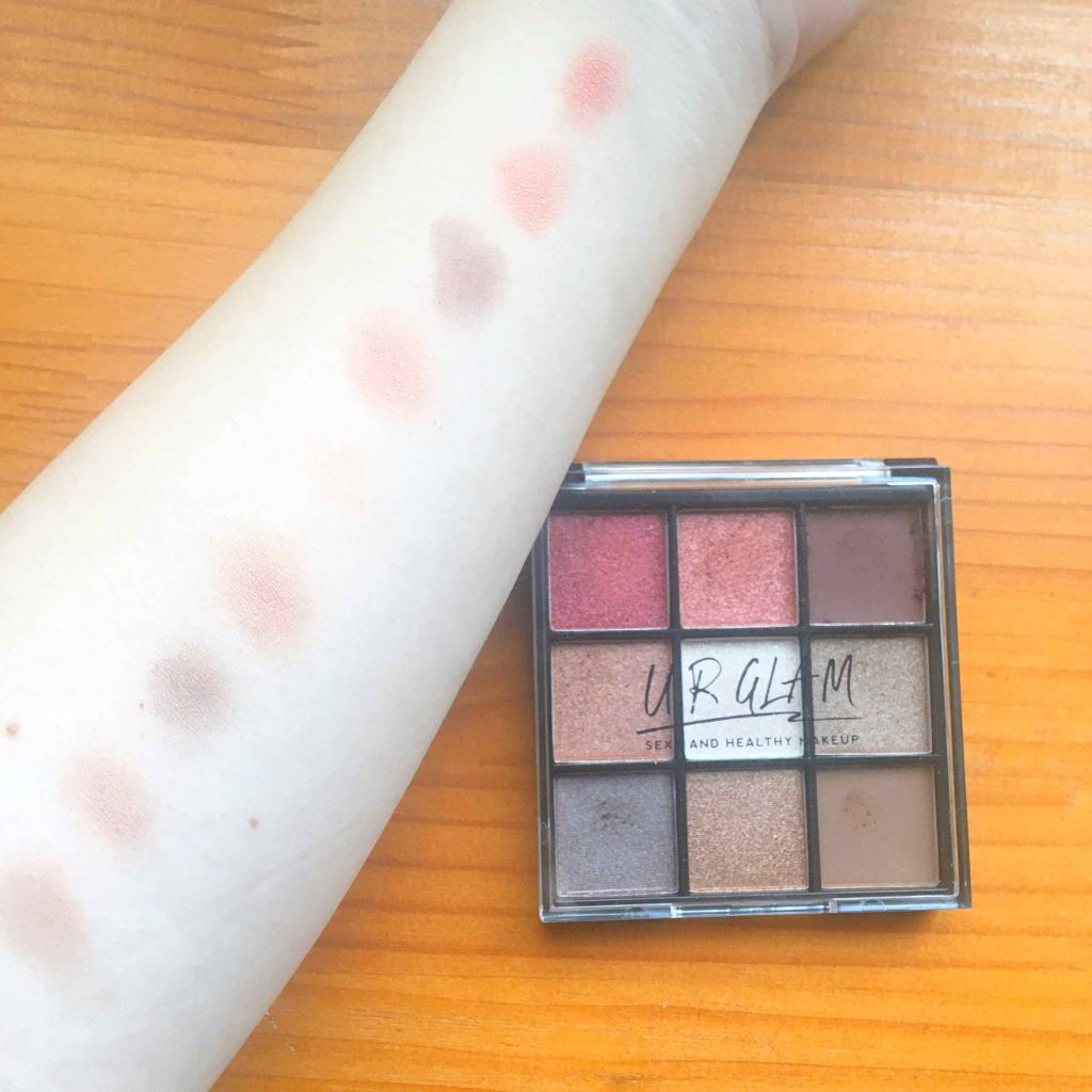 UR GLAM　BLOOMING EYE COLOR PALETTE/U R GLAM/アイシャドウパレットを使ったクチコミ（1枚目）