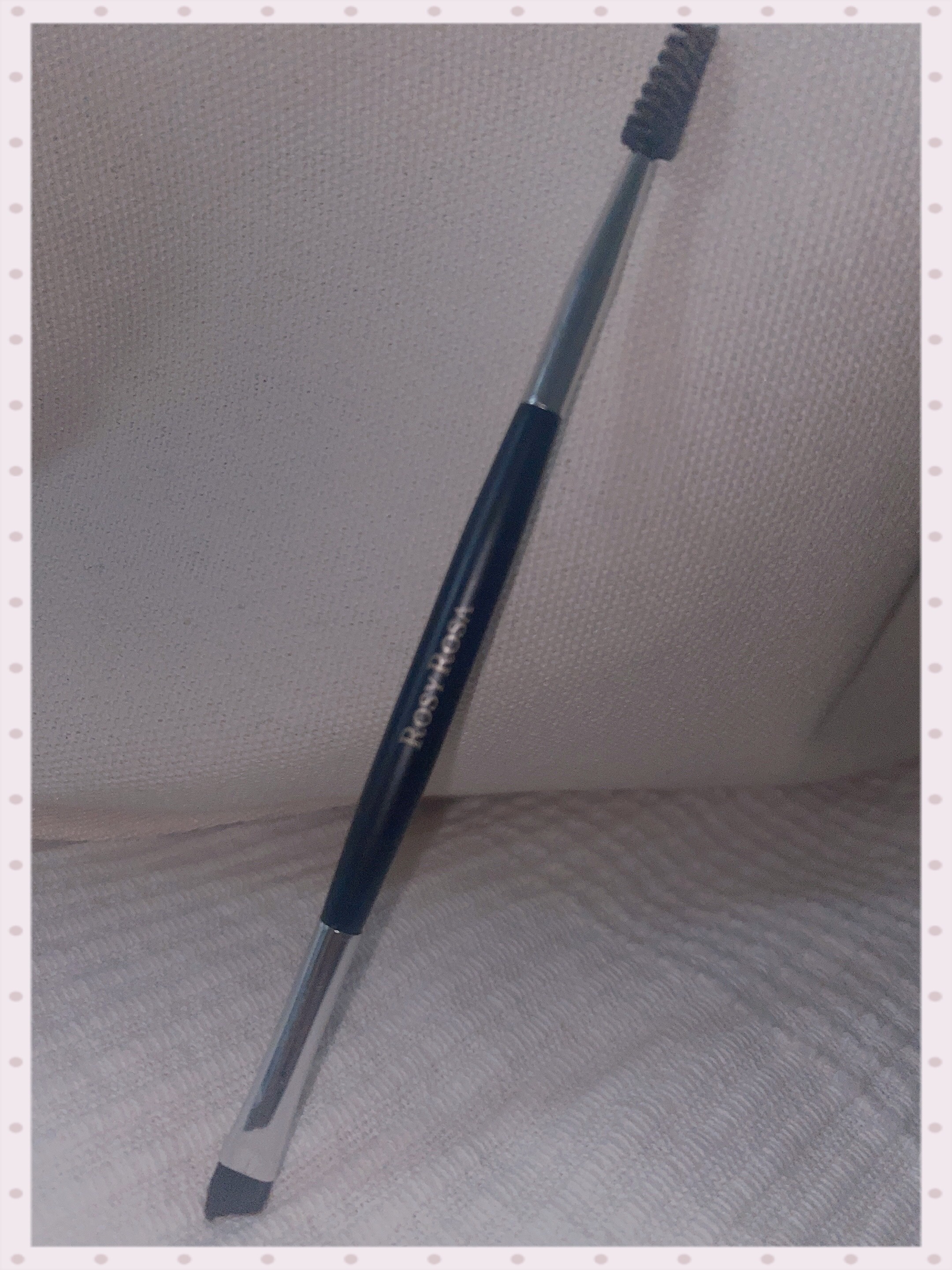 ダブルエンドアイブロウブラシ スクリュータイプ/ロージーローザ/メイクブラシを使ったクチコミ（1枚目）