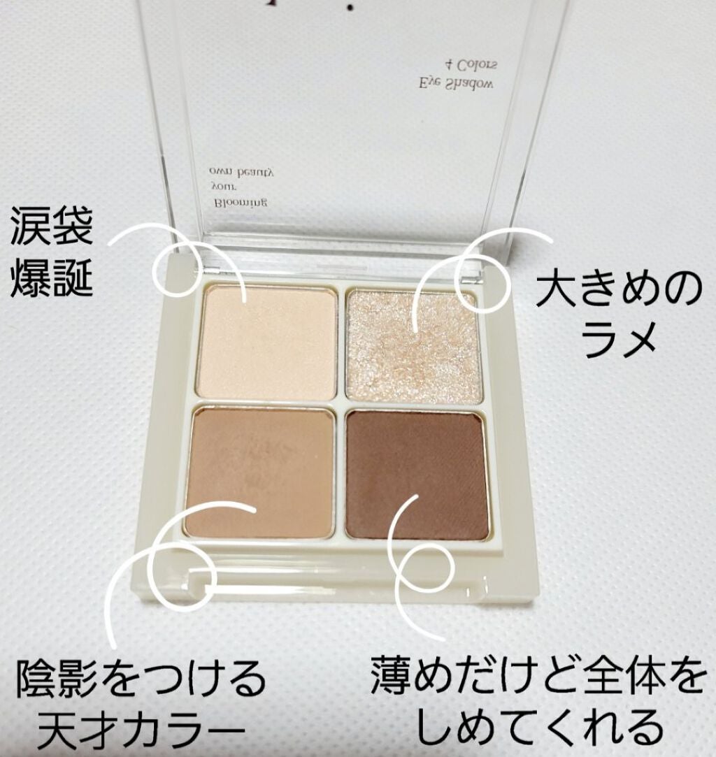 アンダーアイメーカー/dasique/アイシャドウパレットを使ったクチコミ(2枚目)
