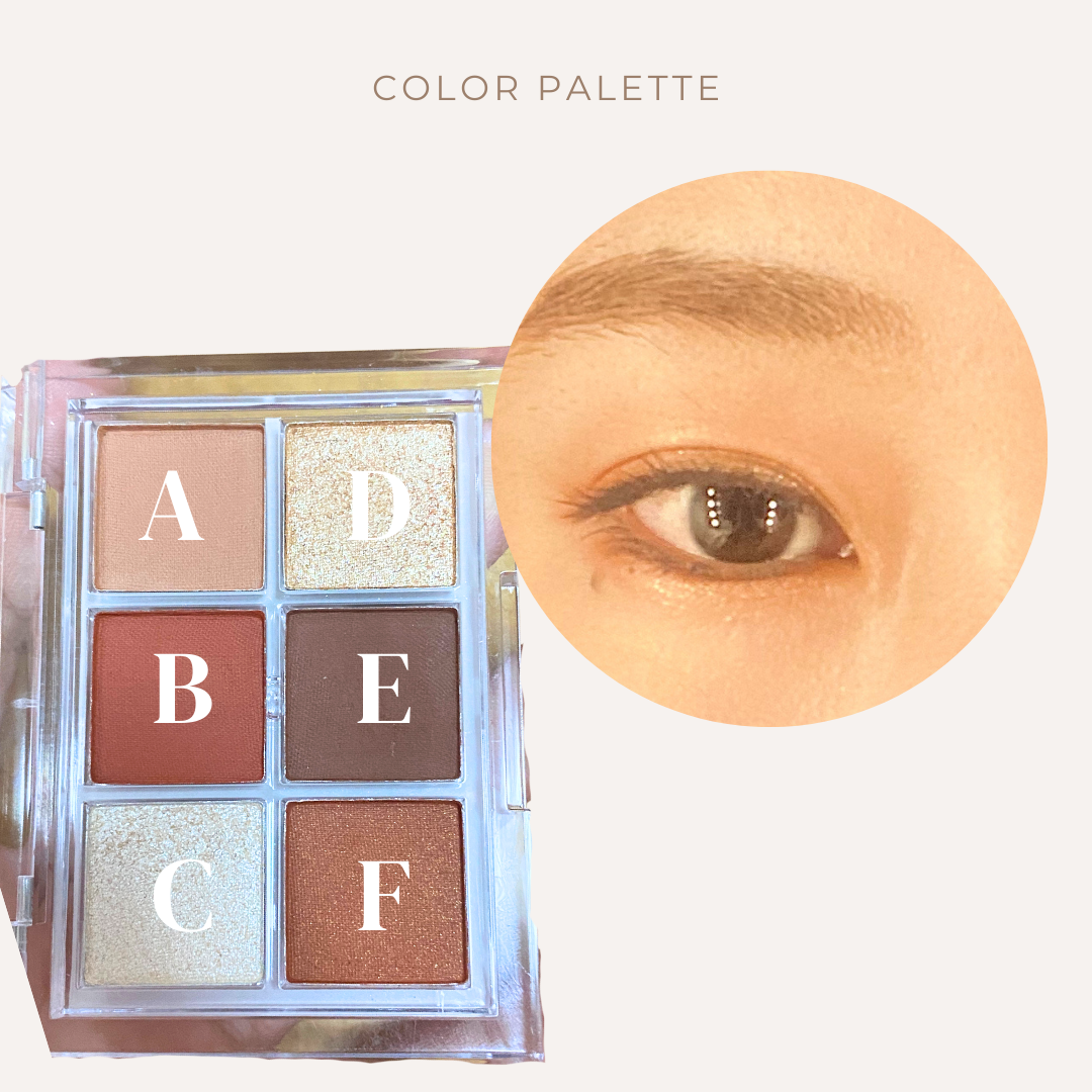 BEAUTIFUL DE6色アイシャドウパレット/ピコモンテ/アイシャドウパレットを使ったクチコミ（3枚目）