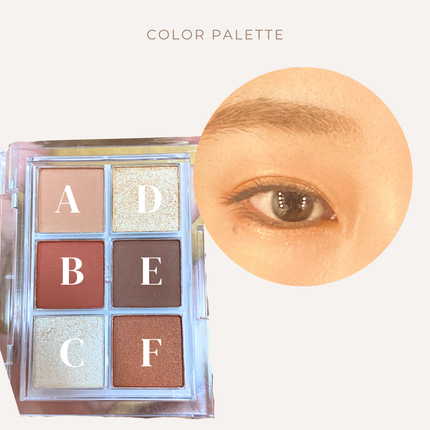 BEAUTIFUL DE6色アイシャドウパレット/ピコモンテ/アイシャドウパレットを使ったクチコミ(3枚目)