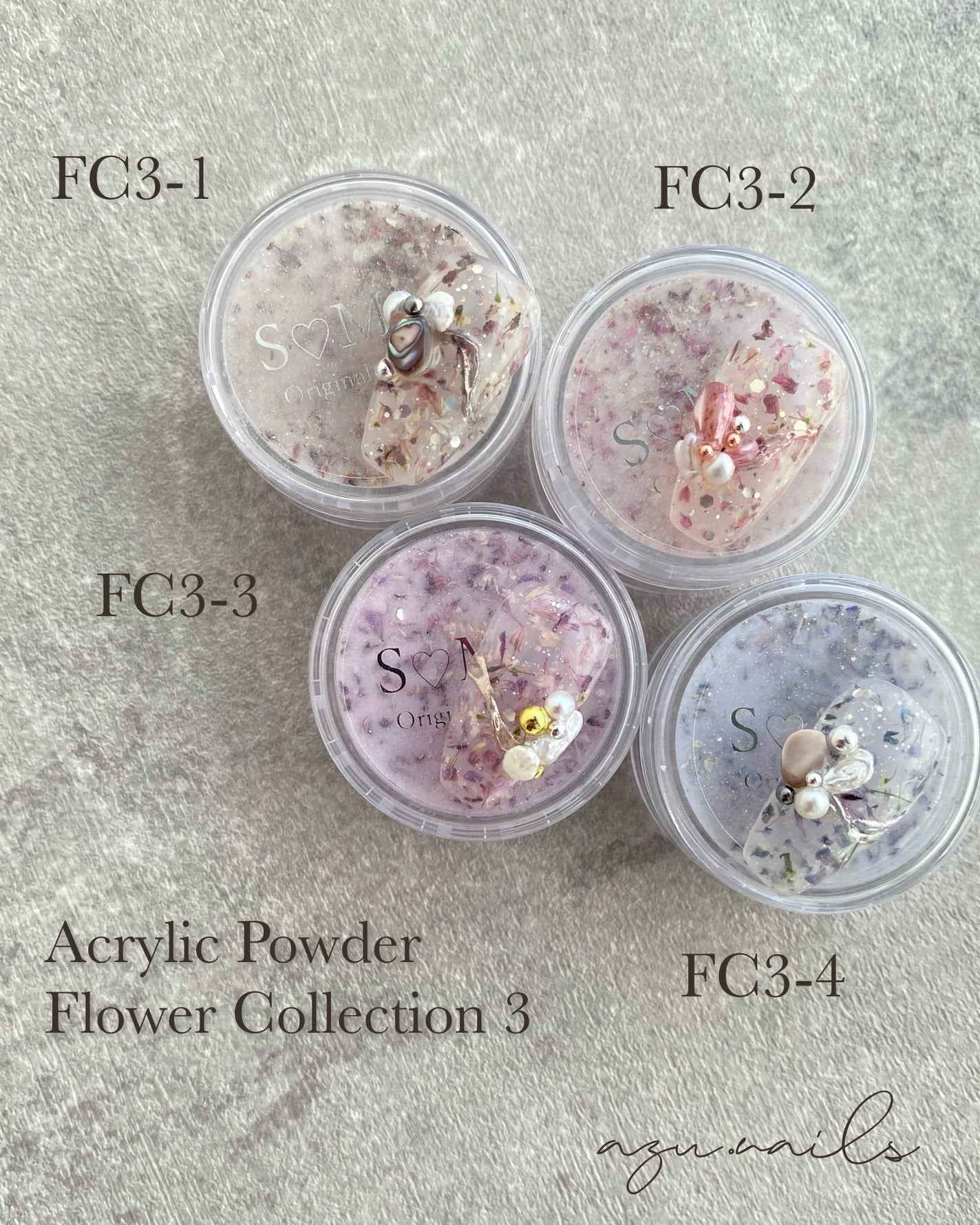 azu on LIPS 「S♡MintAcrylicPowder-FlowerColle..」(5枚目)