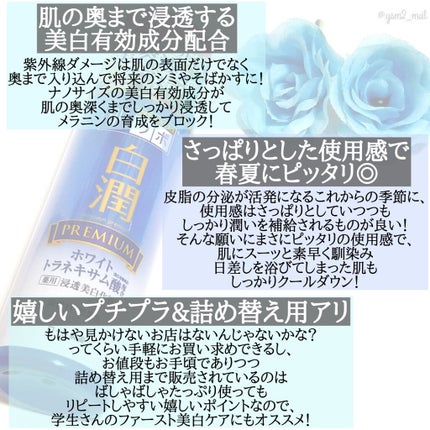 白潤プレミアム 薬用浸透美白化粧水/肌ラボ/化粧水を使ったクチコミ(2枚目)
