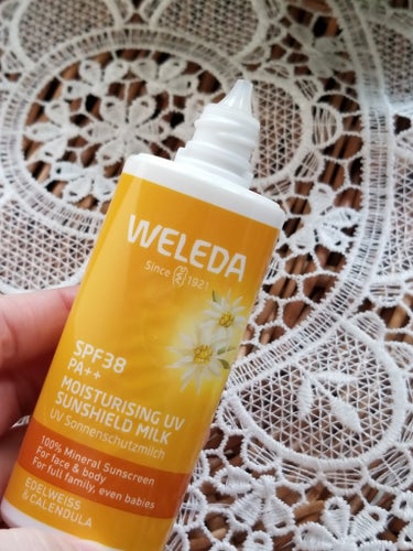 WELEDA ヴェレダ エーデルワイス UVプロテクトミルクのクチコミ「■エーデルワイスUVプロテクトミルクをヴェレダさんより
使わせていただきました☺️

リニュー.....」（2枚目）