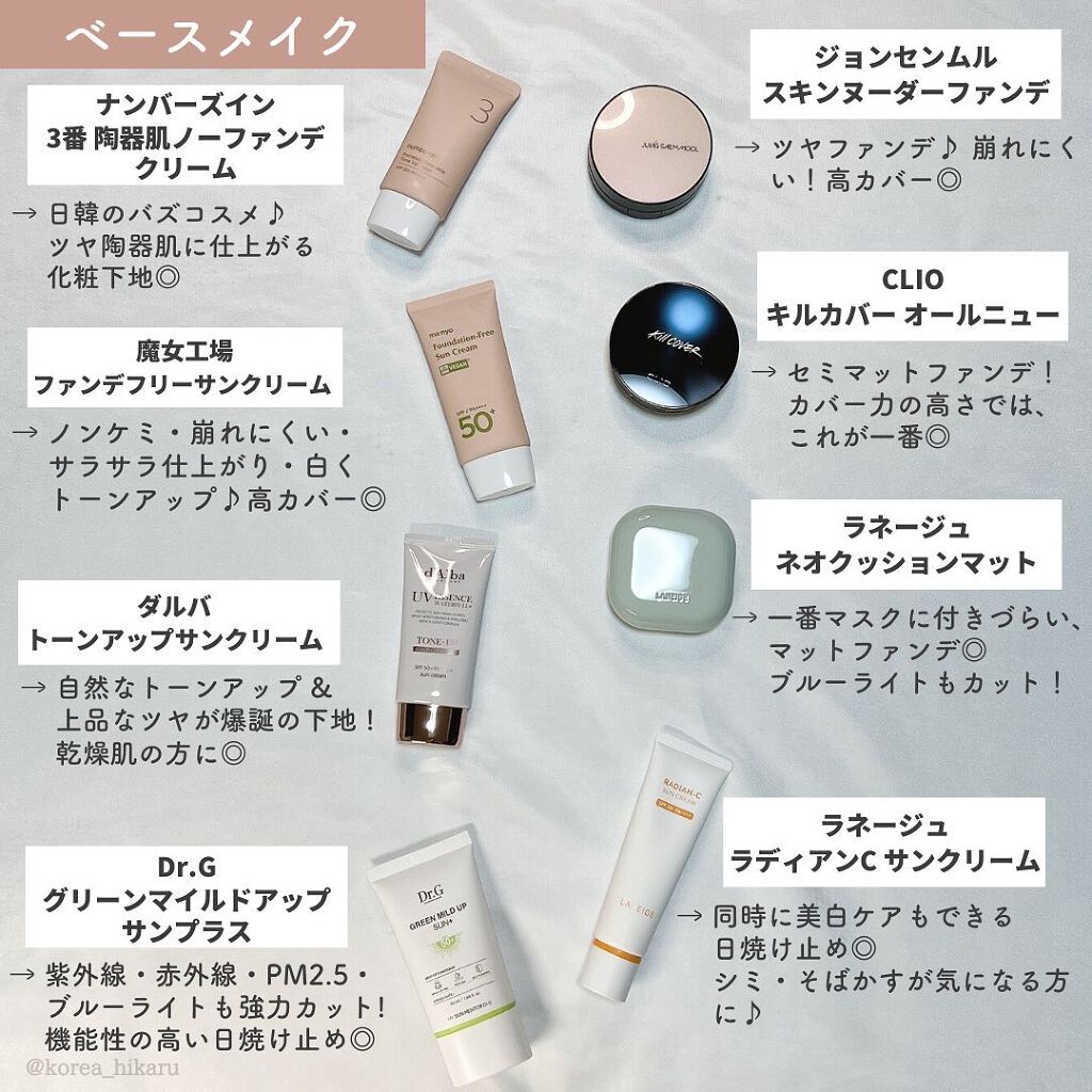 ひかる|肌悩み・成分・効果重視のスキンケア🌷 on LIPS 「他の投稿はこちらから🌟→ @korea_hikaruどれ選べば..」(9枚目)