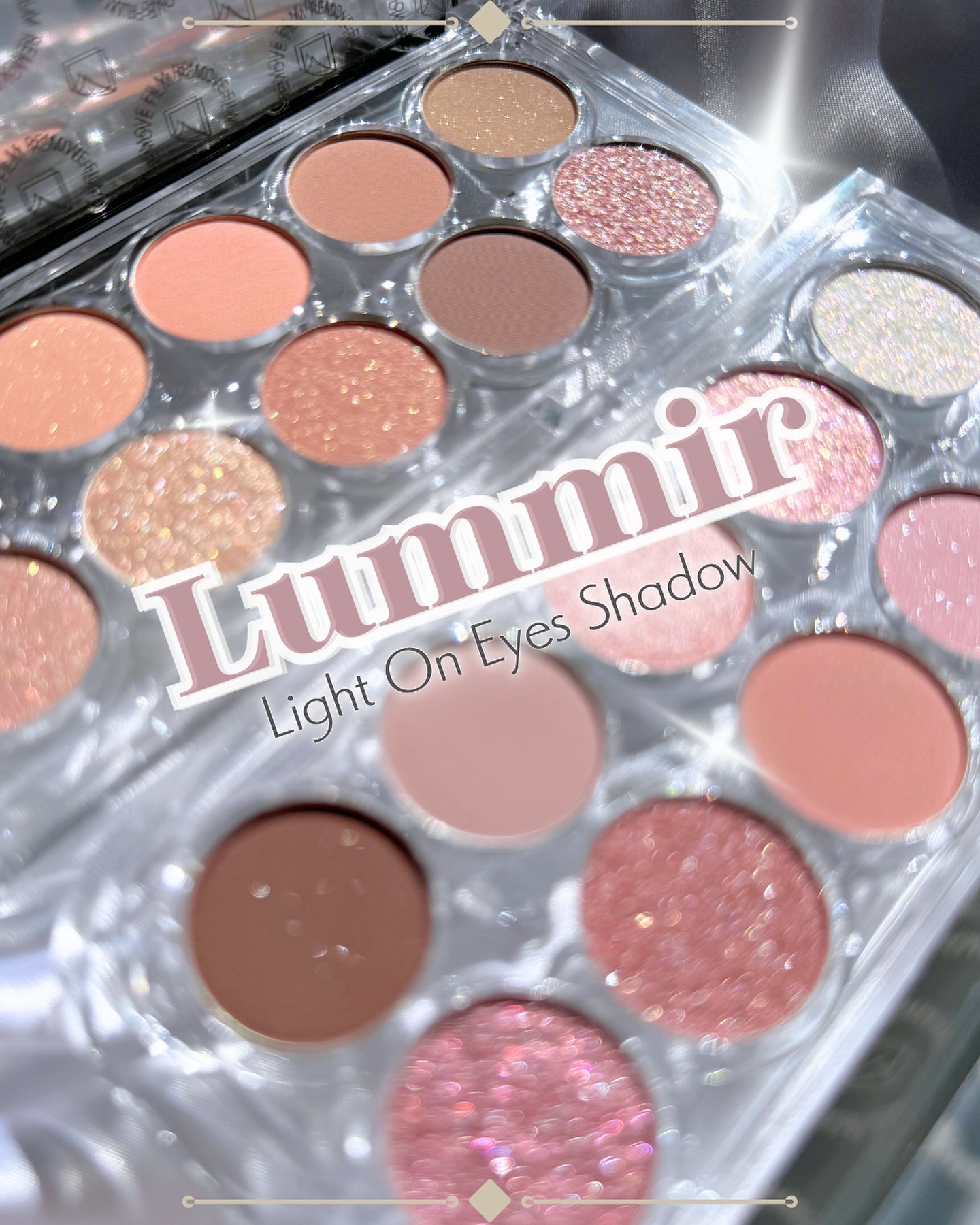 ライト オン アイズ シャドウ パレット 7AM 01 スプリング モーニング/Lummir/アイシャドウパレットを使ったクチコミ（1枚目）