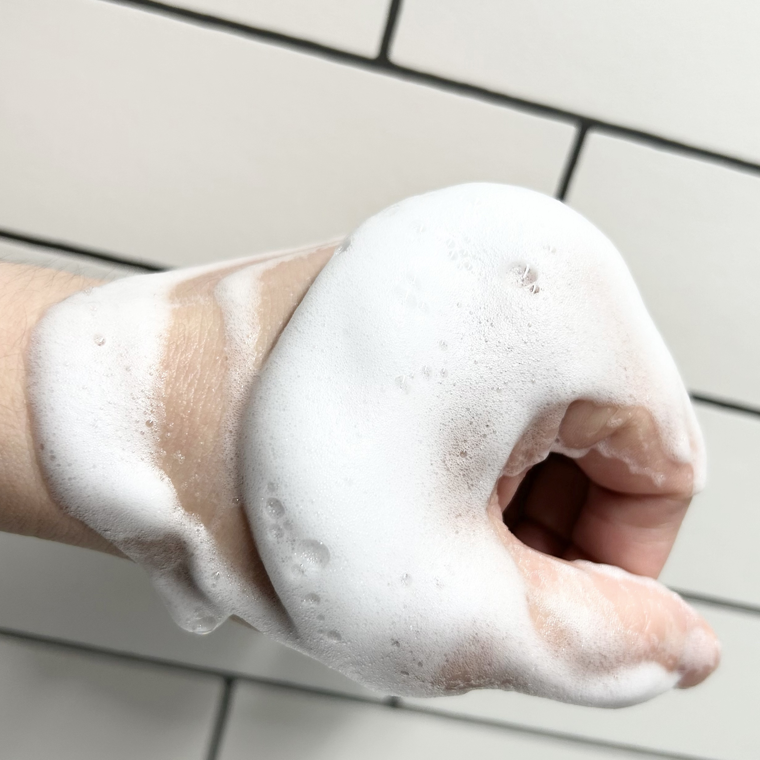 センシティブ スキン ウォッシングフォーム/OSAJI/泡洗顔を使ったクチコミ（3枚目）