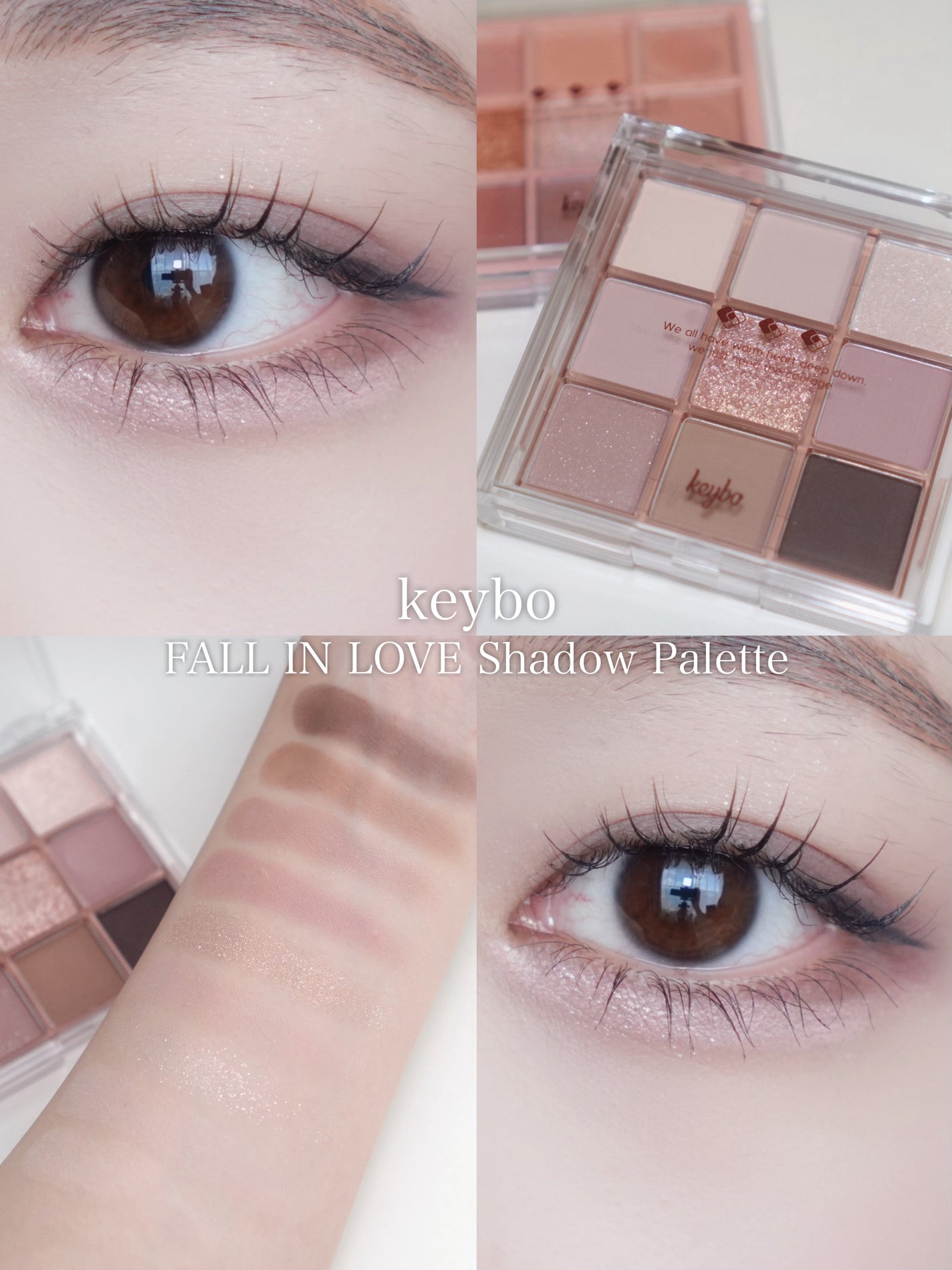 KEYBO FALL IN LOVE SHADOW PALETTE/keybo/アイシャドウパレットを使ったクチコミ(1枚目)