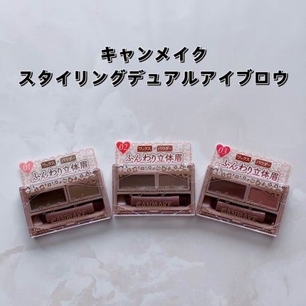 スタイリングデュアルアイブロウ/キャンメイク/アイブロウを使ったクチコミ(1枚目)