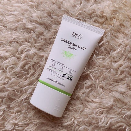 グリーンマイルドアップサンプラス/Dr.G/日焼け止めクリームを使ったクチコミ(1枚目)