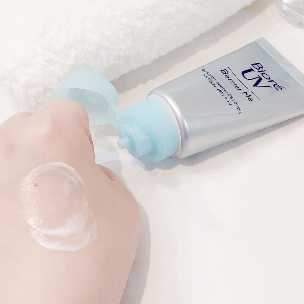 ビオレUV バリアミー クッションジェントルエッセンス /ビオレ/日焼け止めクリームを使ったクチコミ(4枚目)