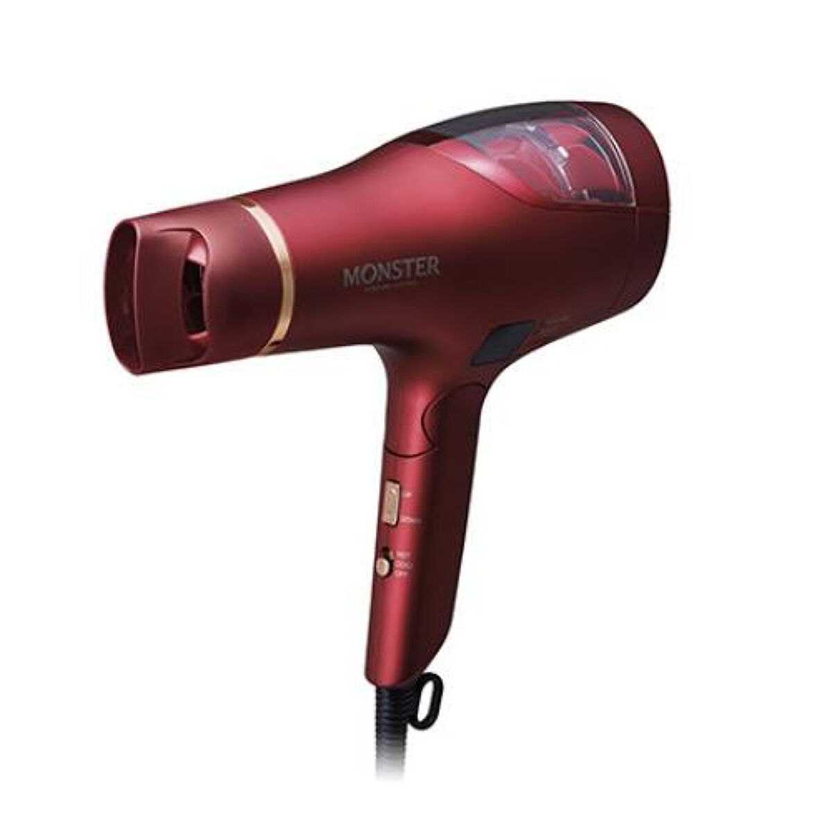 【送料無料新品】MONSTER ダブルファンドライヤー KHD-W900-R 試してみた】モンスターダブルファンドライヤーKHD-W900 KOIZUMI
