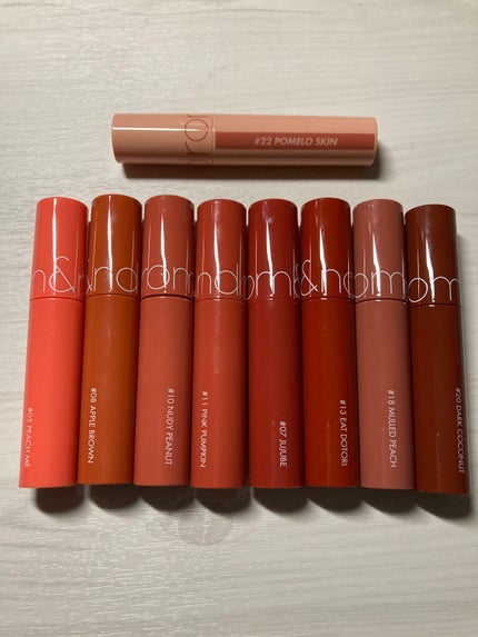 ジューシーラスティングティント/rom&nd/リップティントを使ったクチコミ(1枚目)