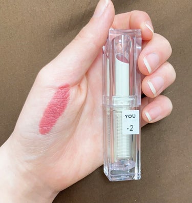 38℃/99℉ LIPSTICK  ＜YOU＞ +2　SMOKY-RED/UZU BY FLOWFUSHI/口紅を使ったクチコミ（2枚目）