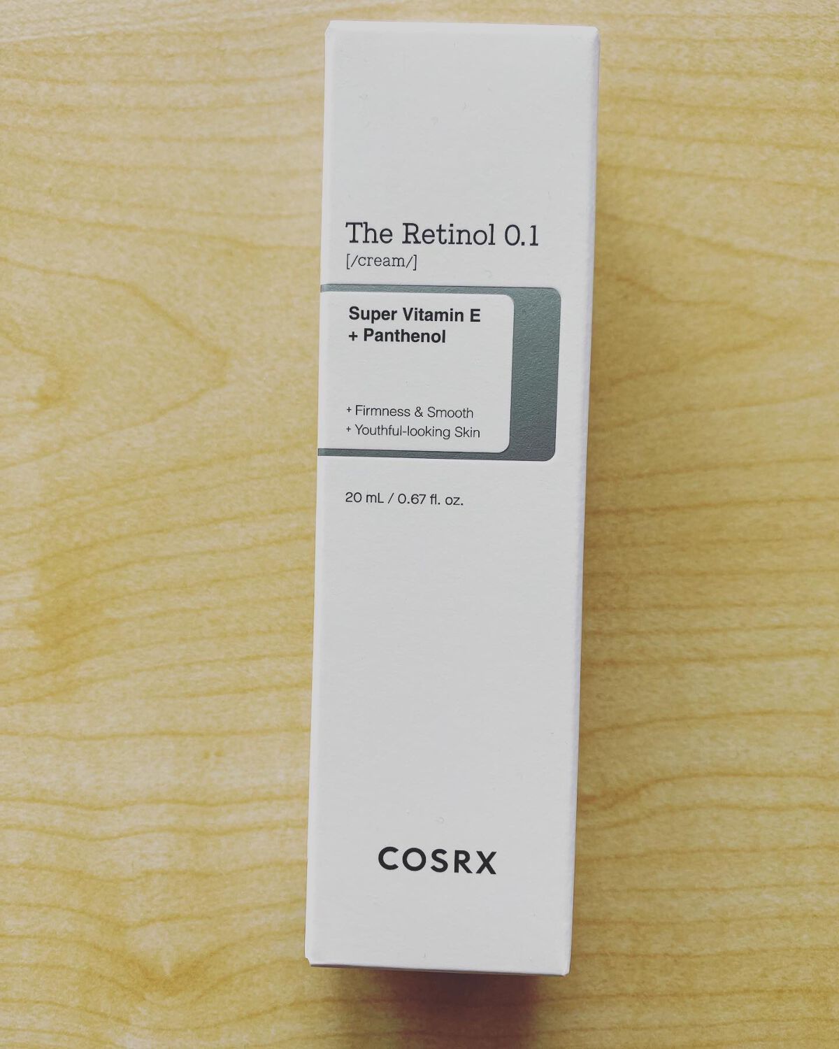 RXザ・レチノール0.1クリーム/COSRX/フェイスクリームを使ったクチコミ(1枚目)