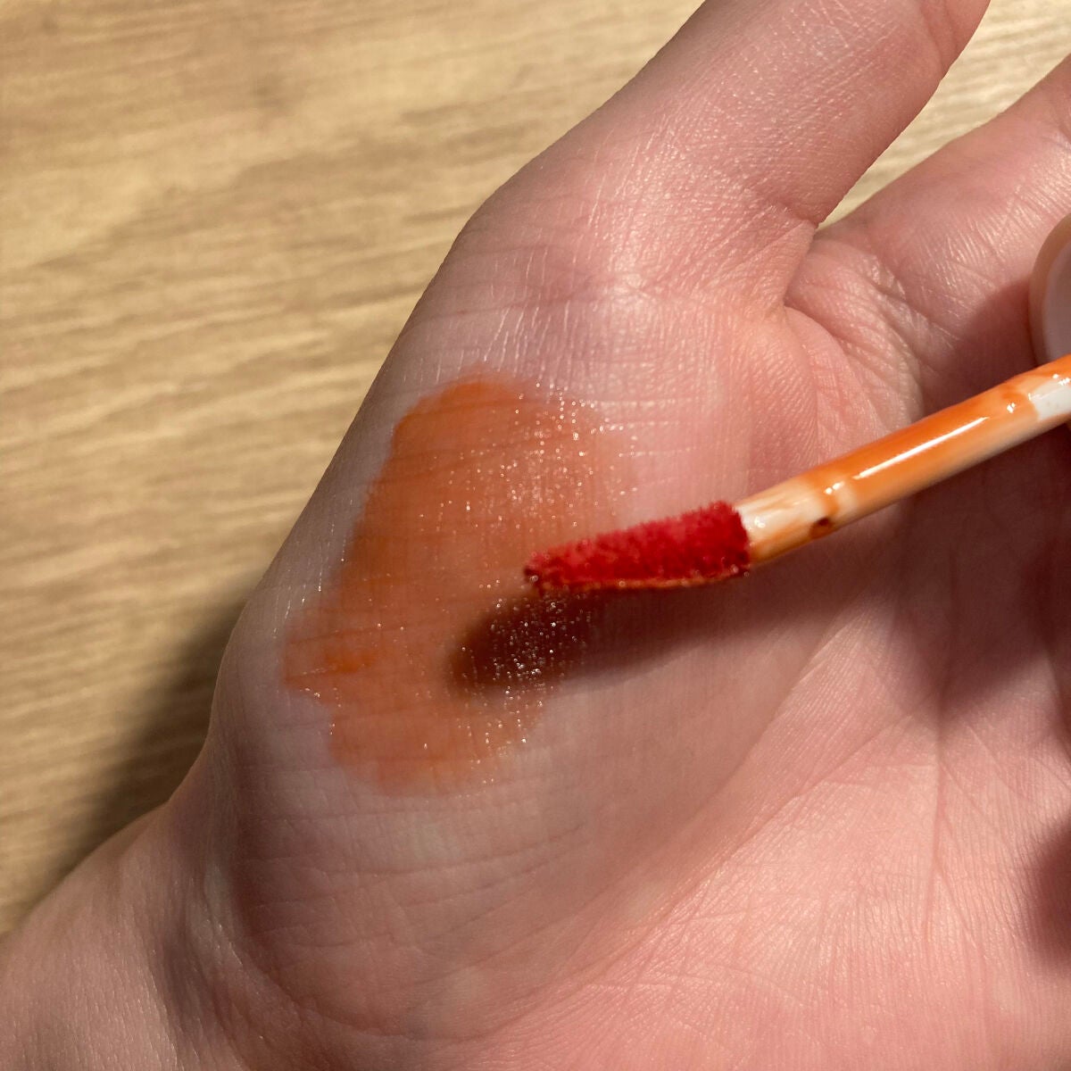 マイカラーフォーミーリップティントN/myroink/リップティントを使ったクチコミ(2枚目)