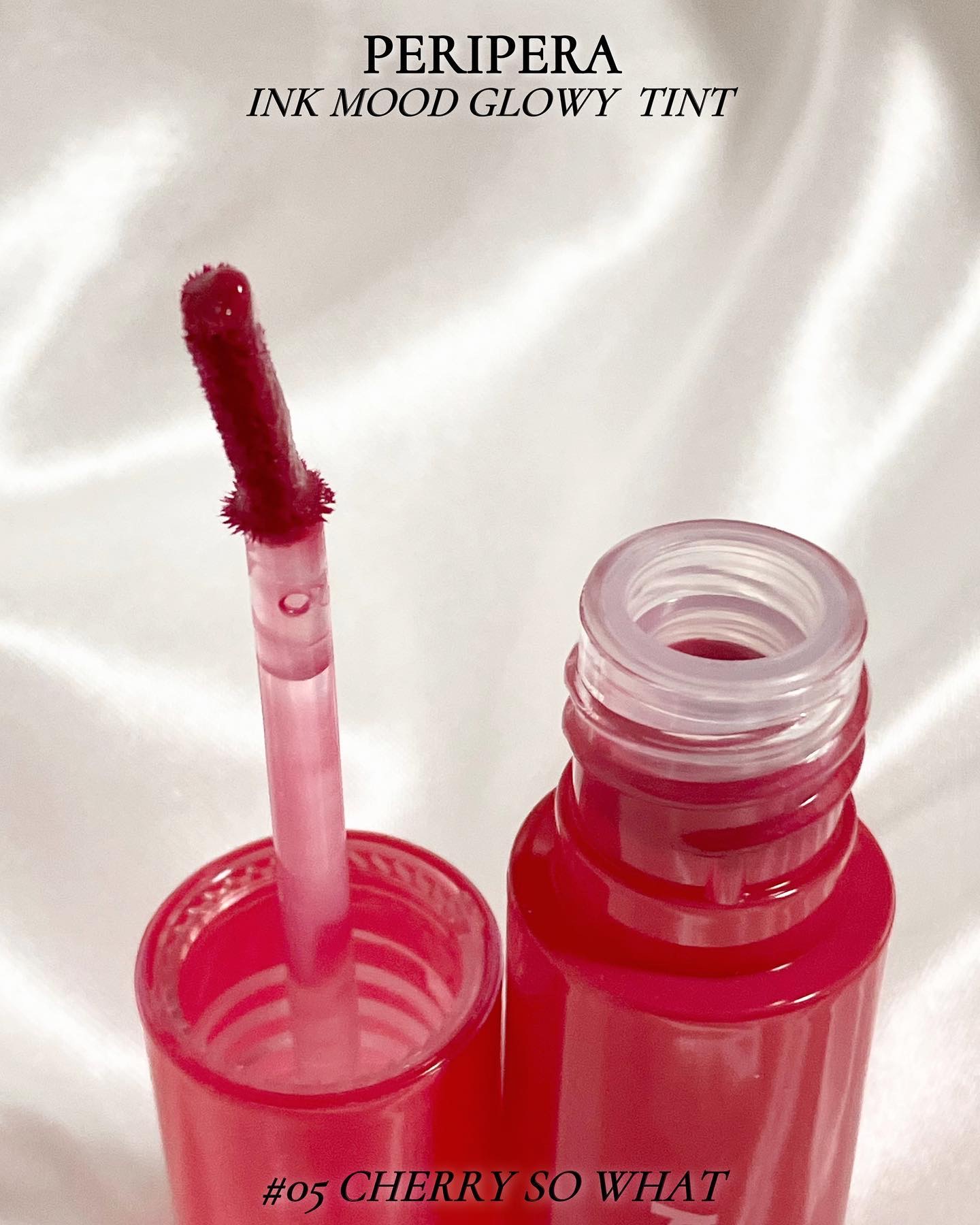 ペリペラ インク ムード グロイ ティント 05 CHERRY SO WHAT(どうしたのチェリー)/PERIPERA/リップティントを使ったクチコミ（3枚目）