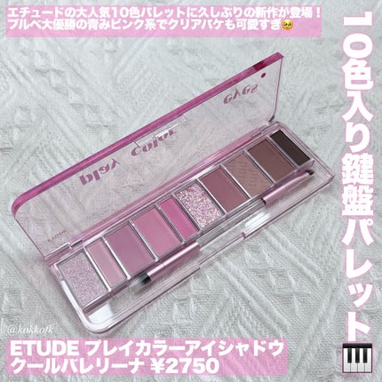 プレイカラー アイシャドウ/ETUDE/アイシャドウパレットを使ったクチコミ(2枚目)