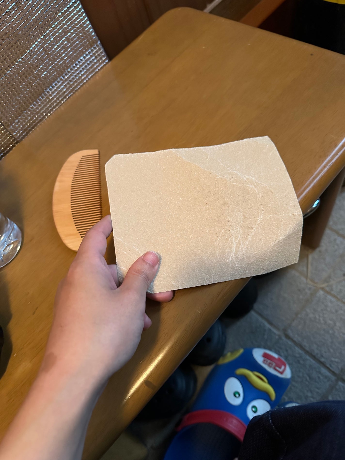 桃の木櫛/DAISO/ヘアコームを使ったクチコミ(2枚目)