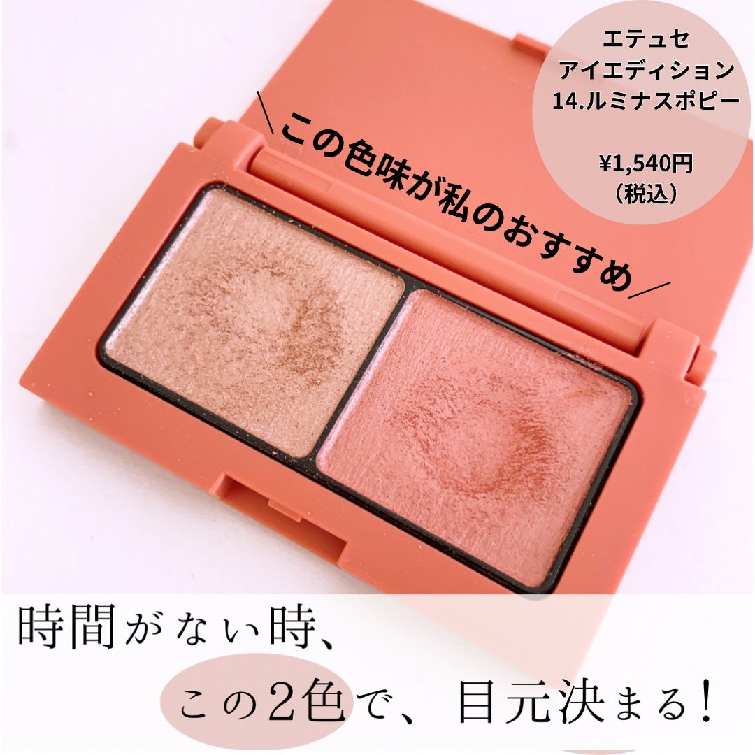 エテュセ アイエディション(カラーパレット)/ettusais/アイシャドウパレットを使ったクチコミ(2枚目)