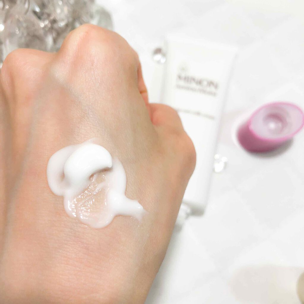 アミノモイスト エイジングケア ミルククリーム/ミノン/フェイスクリームを使ったクチコミ（2枚目）