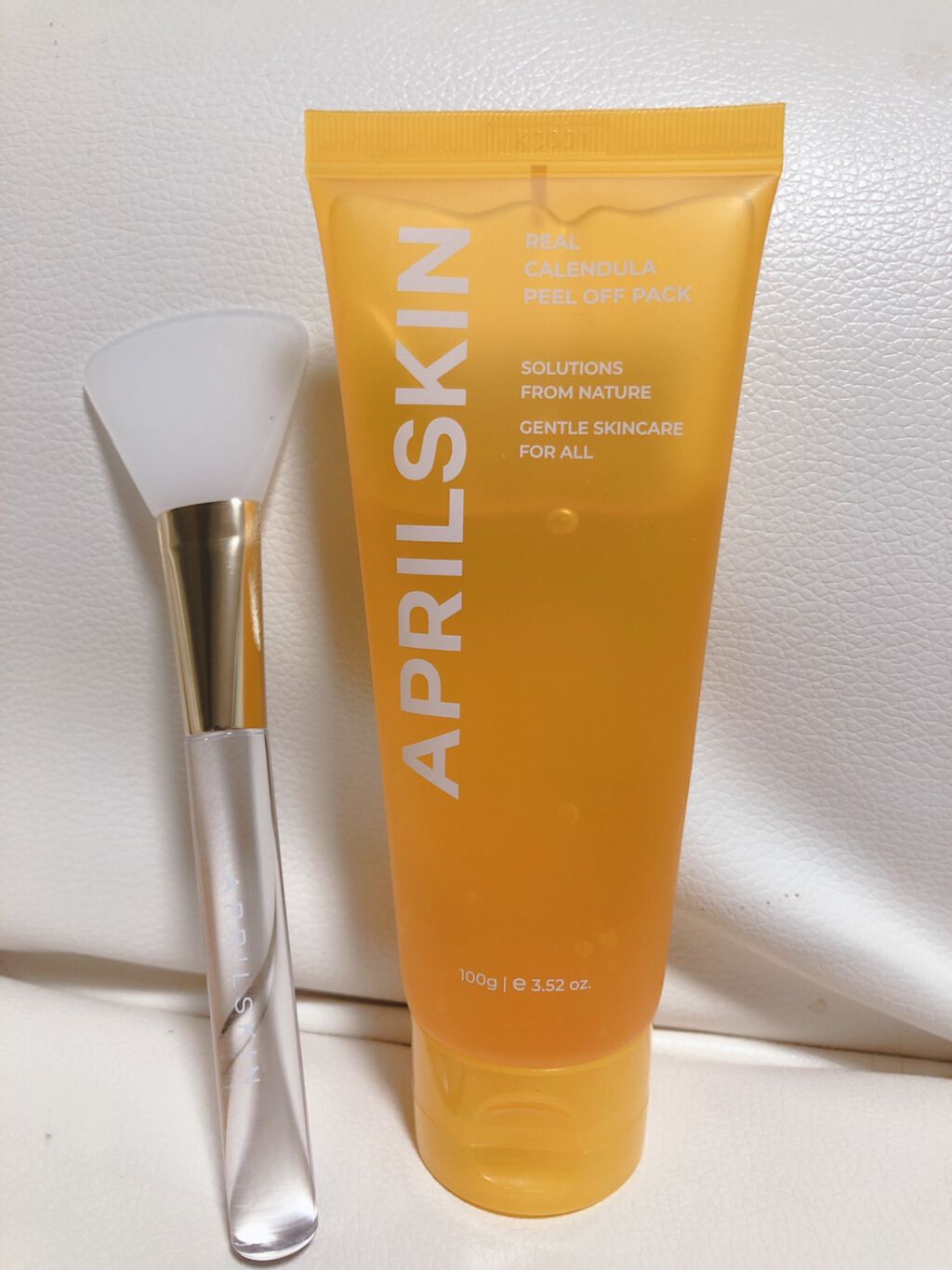 リアルカレンデュラピールオフパック/APRILSKIN/ピーリングを使ったクチコミ（1枚目）