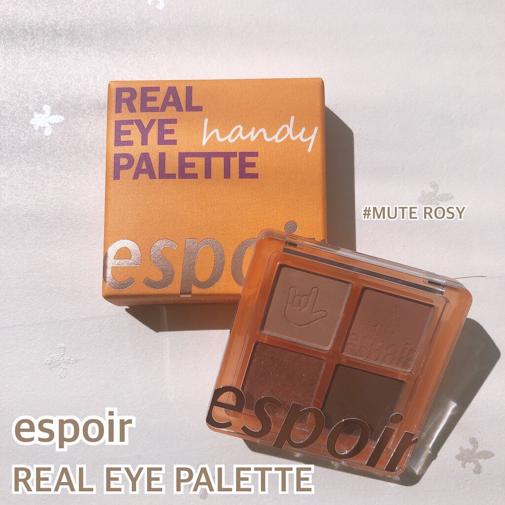 NEWリアルアイハンディパレット/espoir/アイシャドウパレットを使ったクチコミ(1枚目)