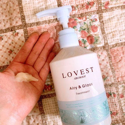 エアリーアンドグロス シャンプー/トリートメント /LOVEST by air Salon Quality Hair Care/市販シャンプーを使ったクチコミ(3枚目)