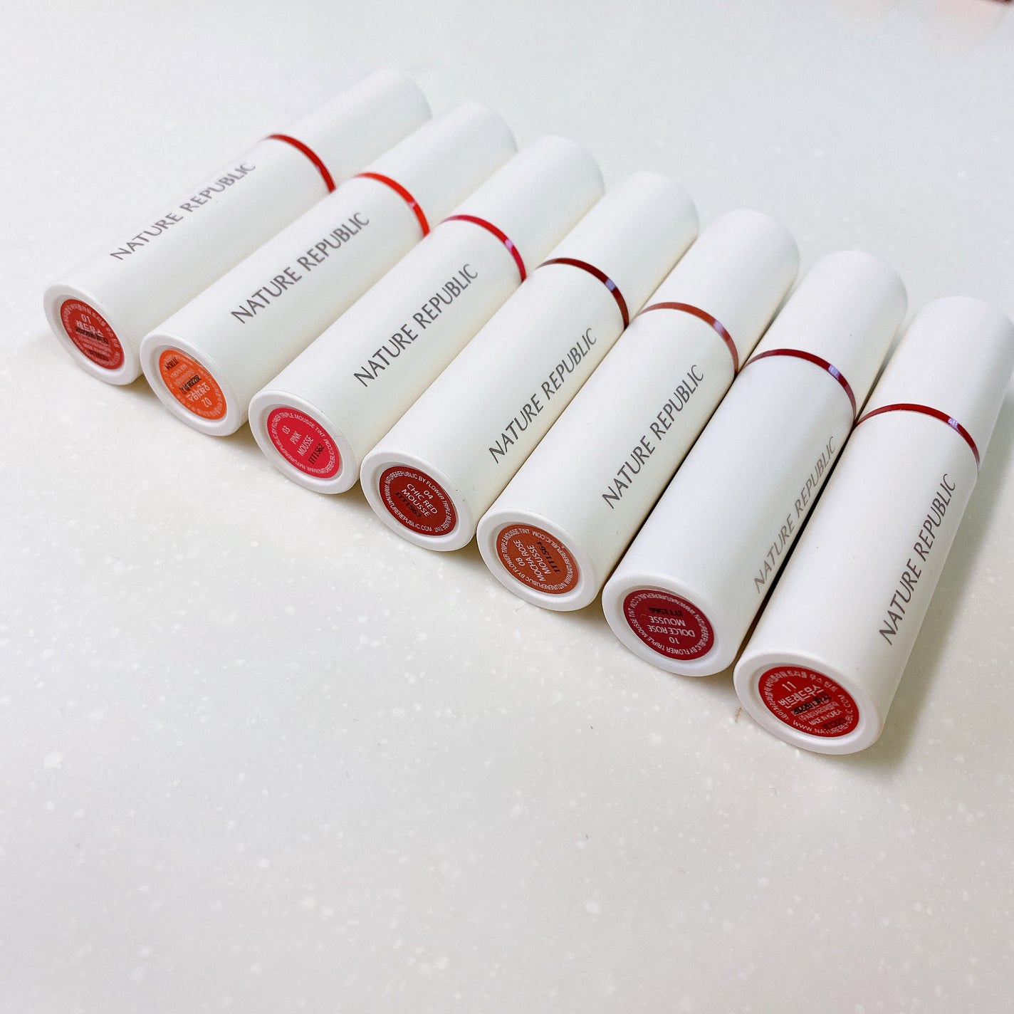 バイフラワー トリプルボリュームティント/ネイチャーリパブリック/口紅を使ったクチコミ(7枚目)