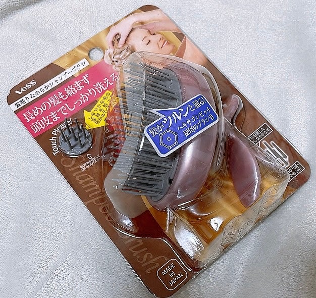 ベス工業 髪通りなめらか シャンプーブラシ/ベス/スカルプブラシを使ったクチコミ(2枚目)