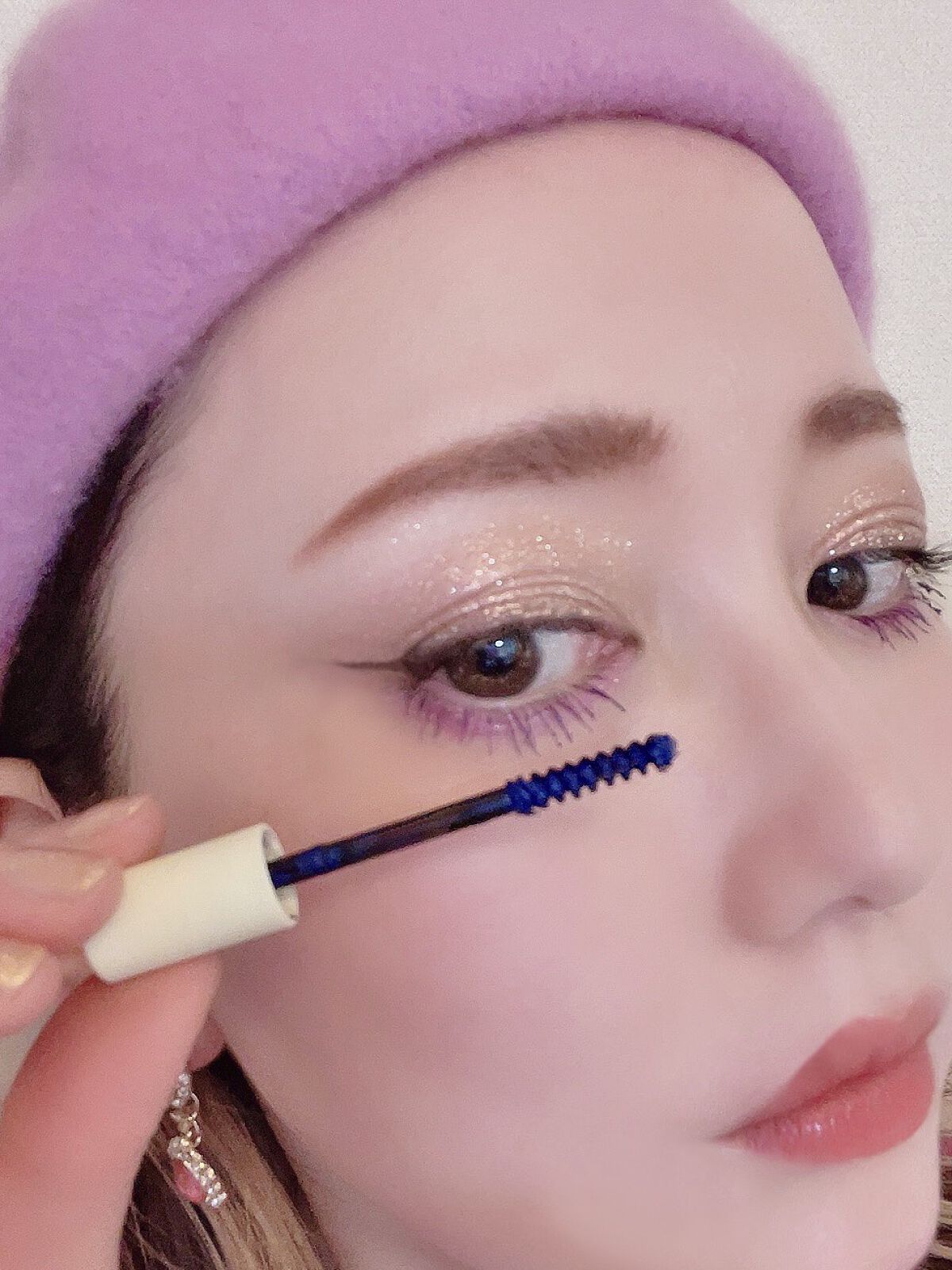 CYQ MASCARA DE LINER 03 ライラックサファイア/CYQ/マスカラを使ったクチコミ（1枚目）