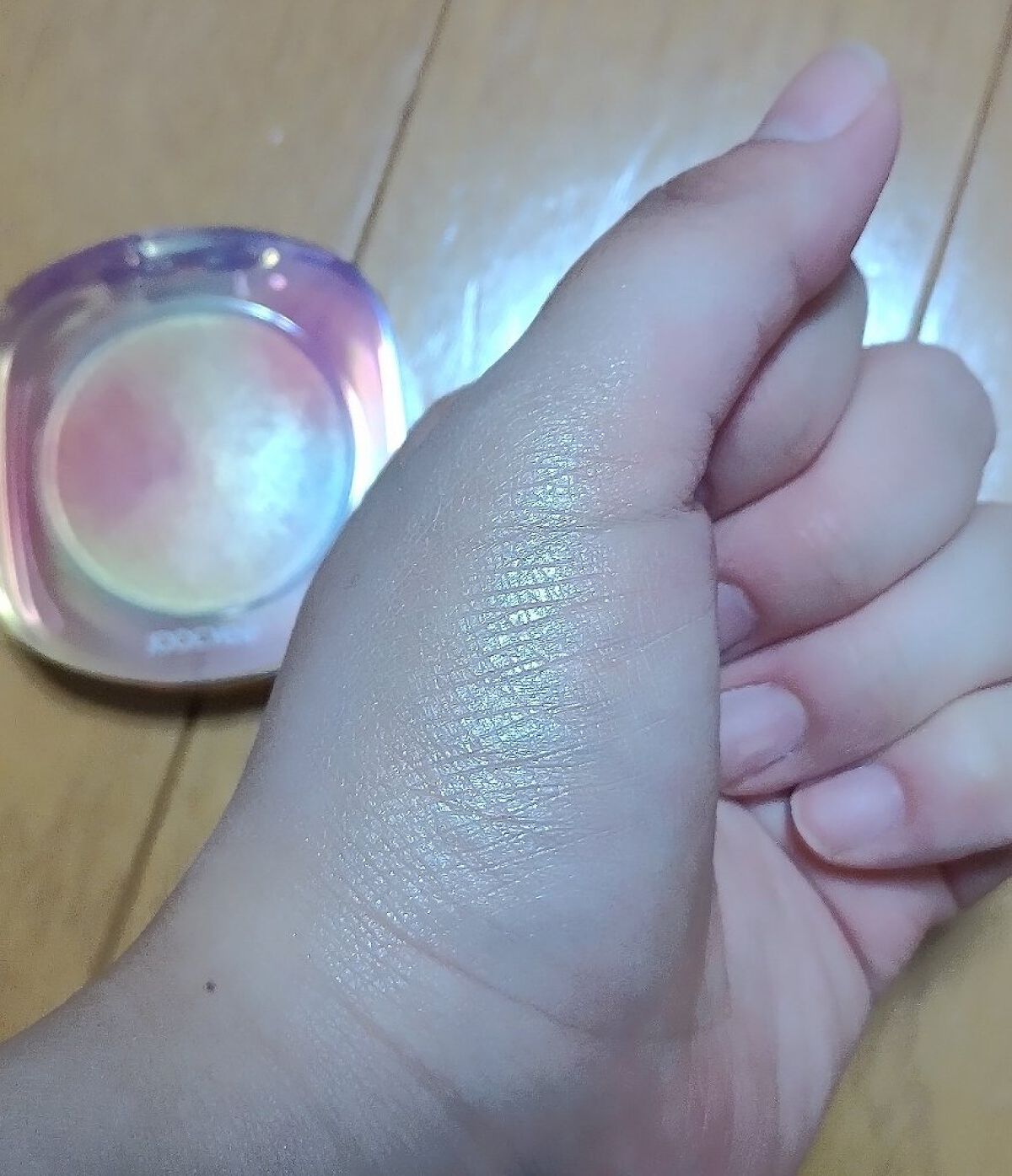 ダイヤモンドシェルハイライト/Joocyee/パウダーハイライトを使ったクチコミ（2枚目）