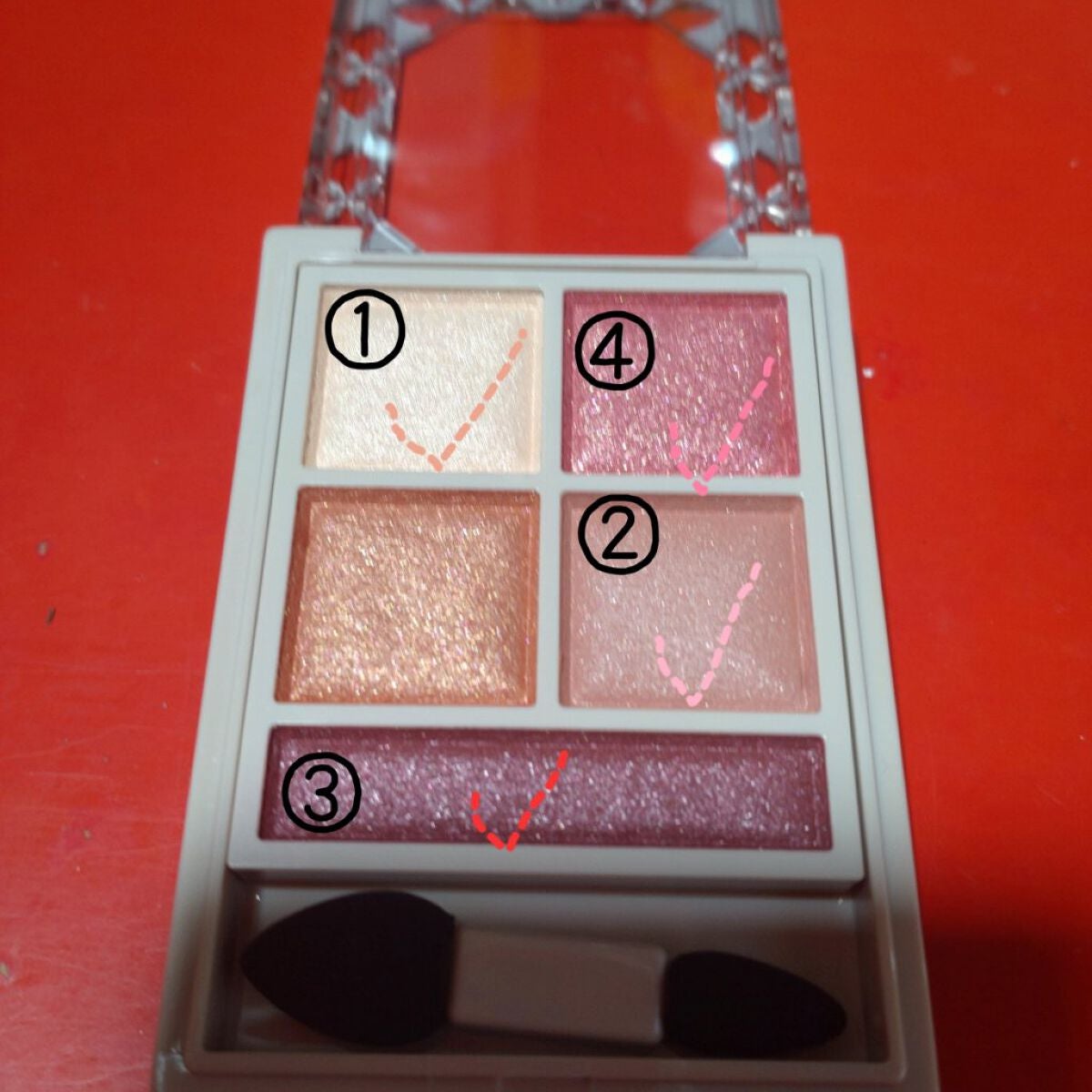 パノラマデザイン アイパレット/Visée/アイシャドウパレットを使ったクチコミ(2枚目)