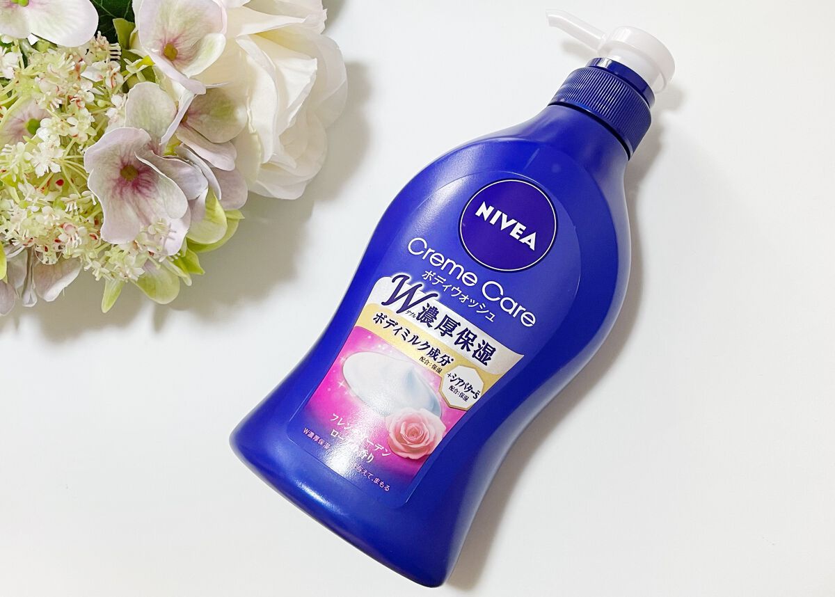 ニベア クリームケア ボディウォッシュ フレンチガーデンローズの香り 本体 480ml/ニベア/ボディソープを使ったクチコミ（1枚目）