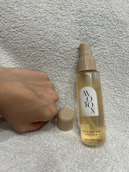MOTON ヘア&ボディミスト ヌードカルム/MOTON/香水(レディース)を使ったクチコミ(2枚目)