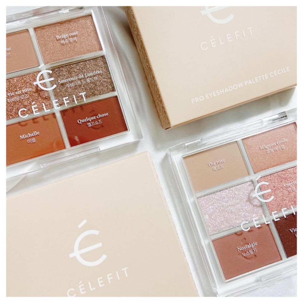 プロアイシャドウパレットセシル/CELEFIT/アイシャドウパレットを使ったクチコミ（1枚目）