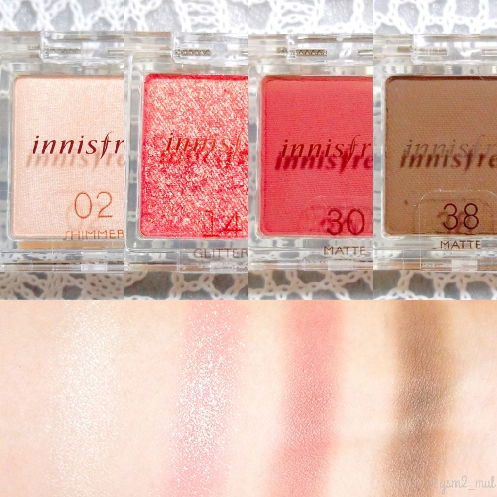 マイアイシャドウ グリッター/innisfree/単色アイシャドウを使ったクチコミ（3枚目）