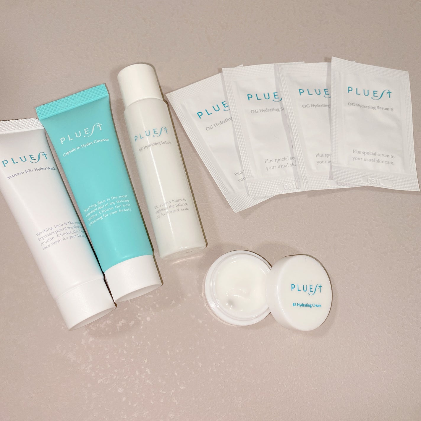 集中トライアル 5点セット/PLUEST/スキンケアキットを使ったクチコミ(1枚目)