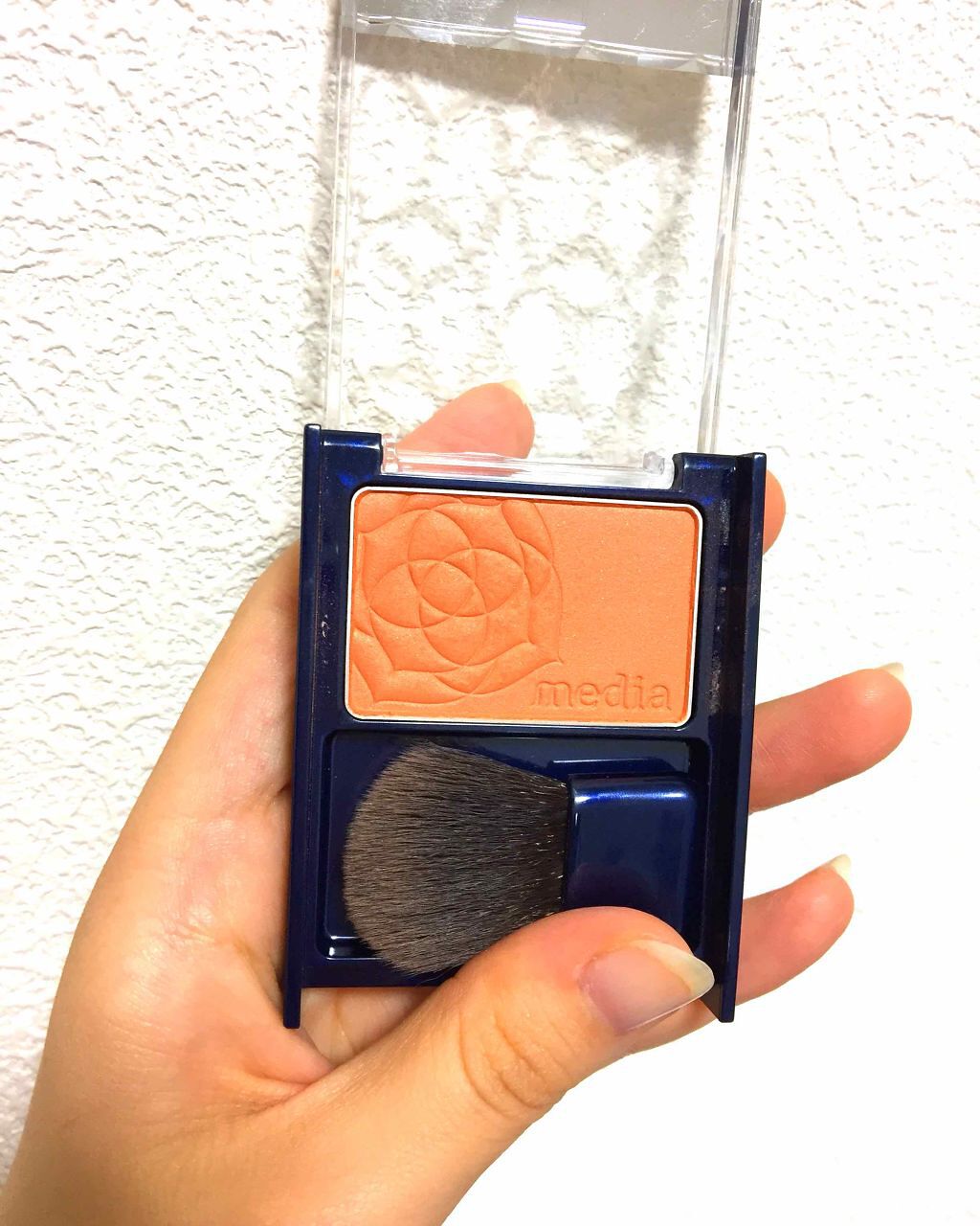 ブライトアップチークN/media/パウダーチークを使ったクチコミ（1枚目）