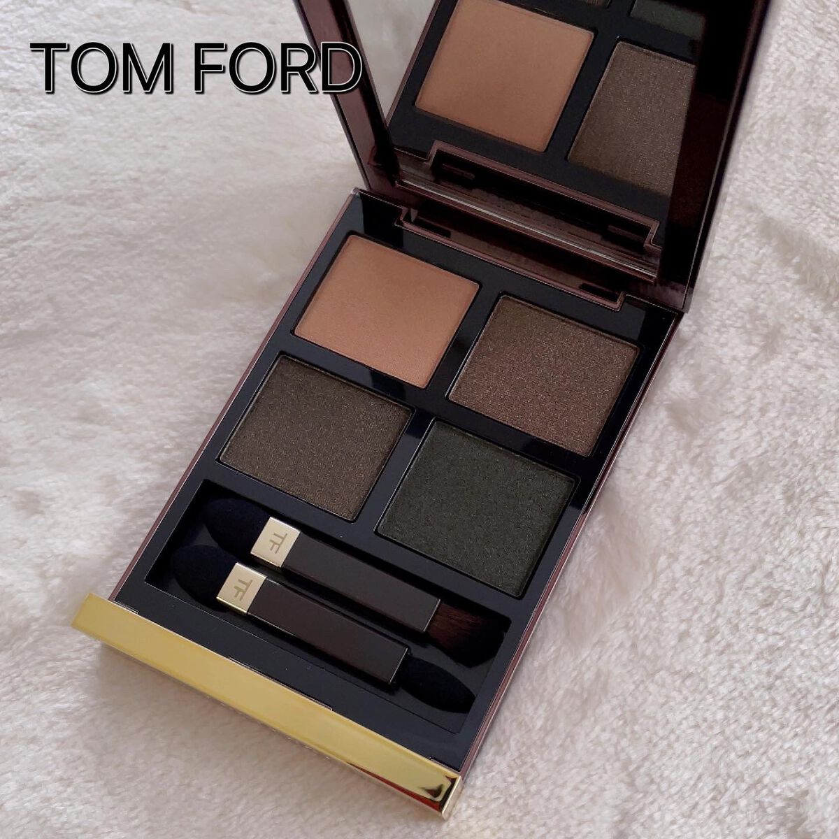 アイ カラー クォード 38C ベロア カーキ/TOM FORD BEAUTY/アイシャドウパレットを使ったクチコミ（1枚目）
