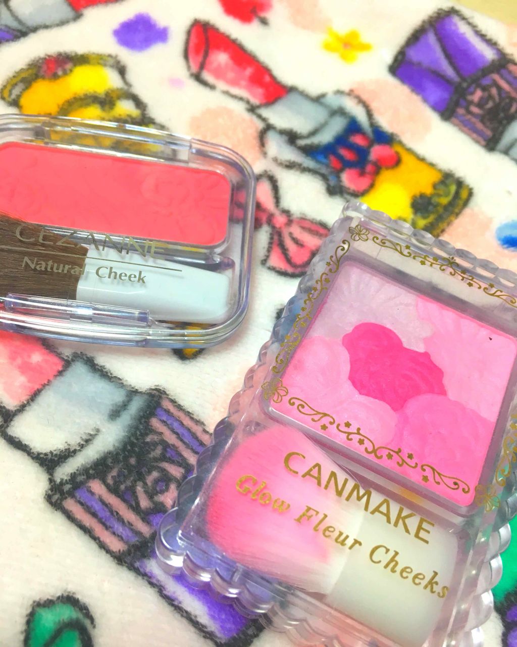 グロウフルールチークス/キャンメイク/パウダーチークを使ったクチコミ（1枚目）