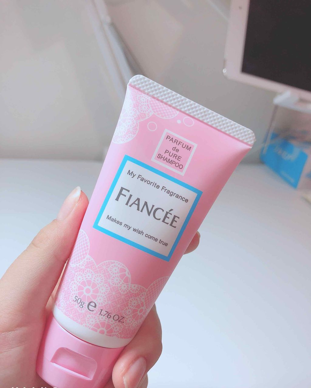 ハンドクリーム ピュアシャンプーの香り/フィアンセ/ハンドクリームを使ったクチコミ（1枚目）