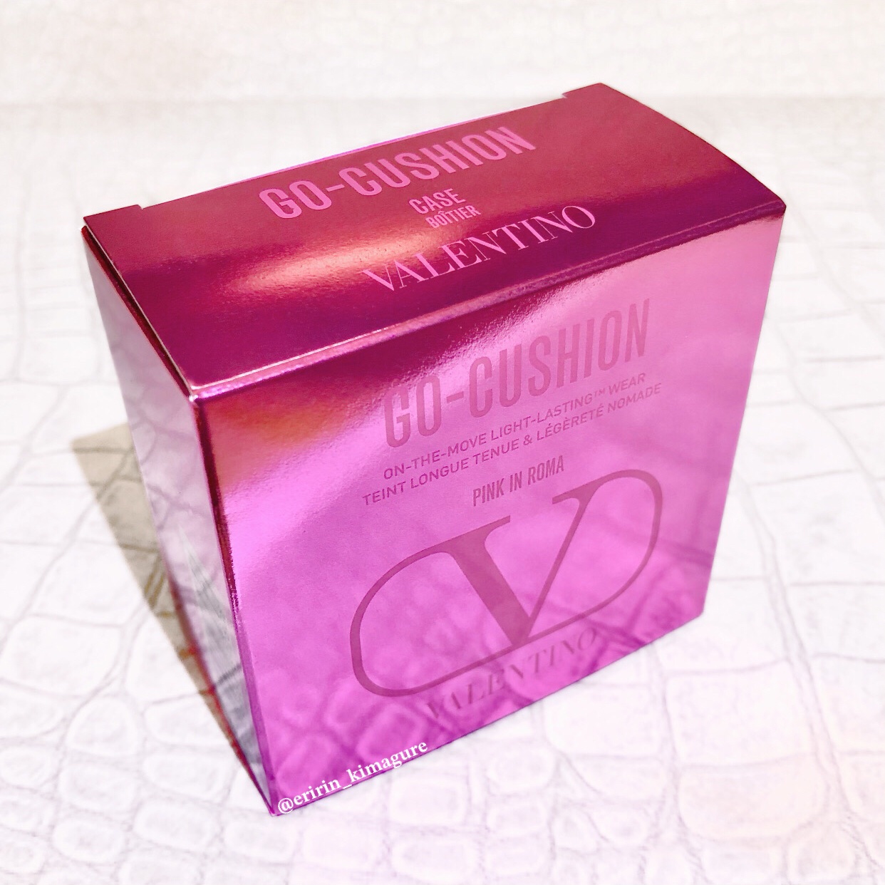 GOクッションピンクインローマエディション ケース+専用レフィル付き