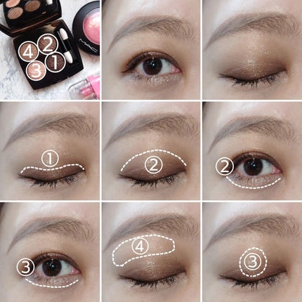 レ キャトル オンブル ツイード/CHANEL/アイシャドウパレットを使ったクチコミ(4枚目)