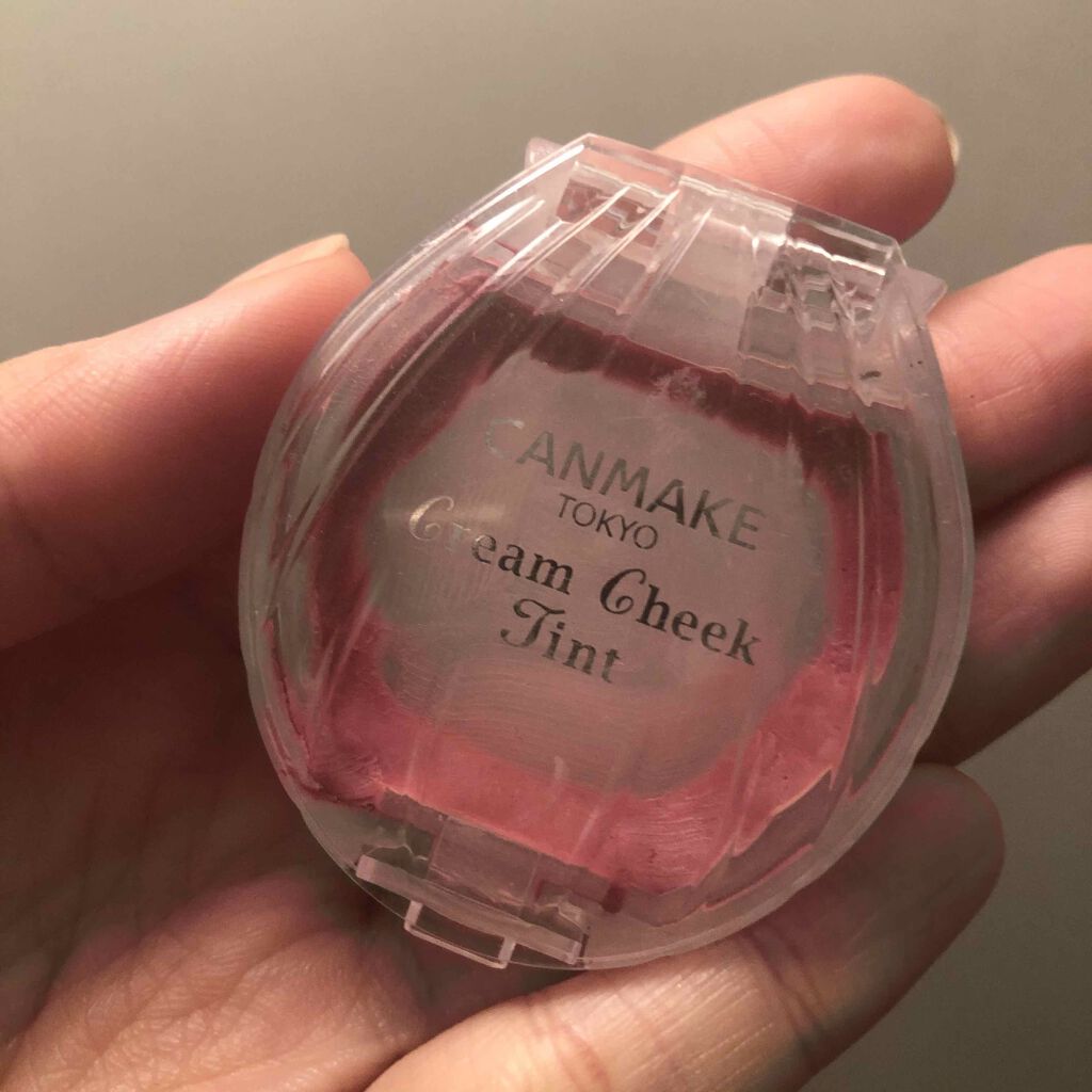 クリームチーク ティント 04 プラムチェリー/キャンメイク/ジェル・クリームチークを使ったクチコミ（1枚目）