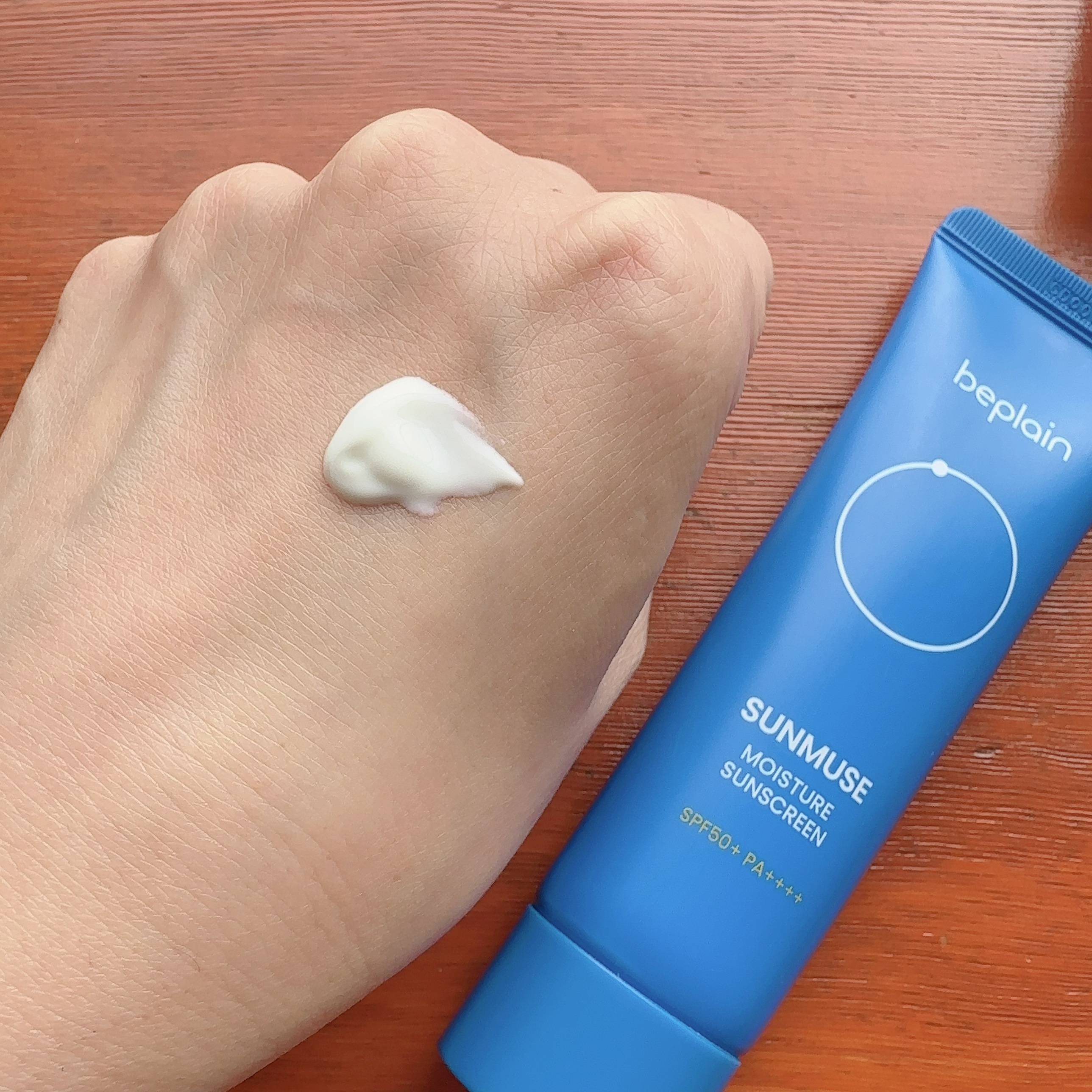 サンミューズ日焼け止め/beplain/日焼け止めクリームを使ったクチコミ（2枚目）